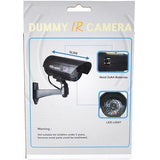 Bullet style IR Dummy Camera Black