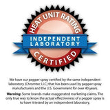 Lab Certified Streetwise 18 Pepper Spray 3/4 oz KEY RING & CLIP