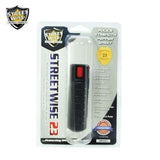 Police Strength Streetwise 23 Pepper Spray 1/2 oz Hard