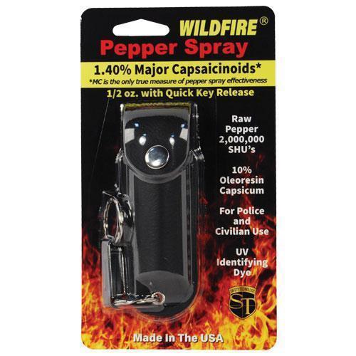 Wildfire 1.4% MC 1/2 oz Leatherette Holster Pepper Spray